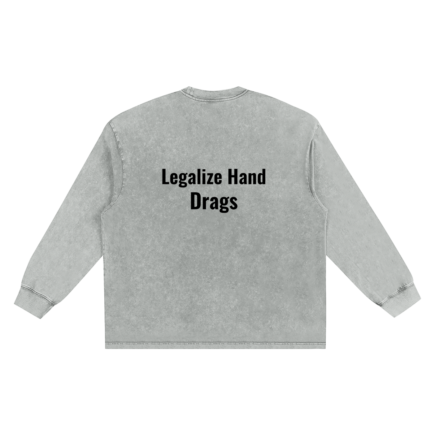 Snow Washed Frayed Edge T-Shirt