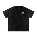 black Vtz washed tee