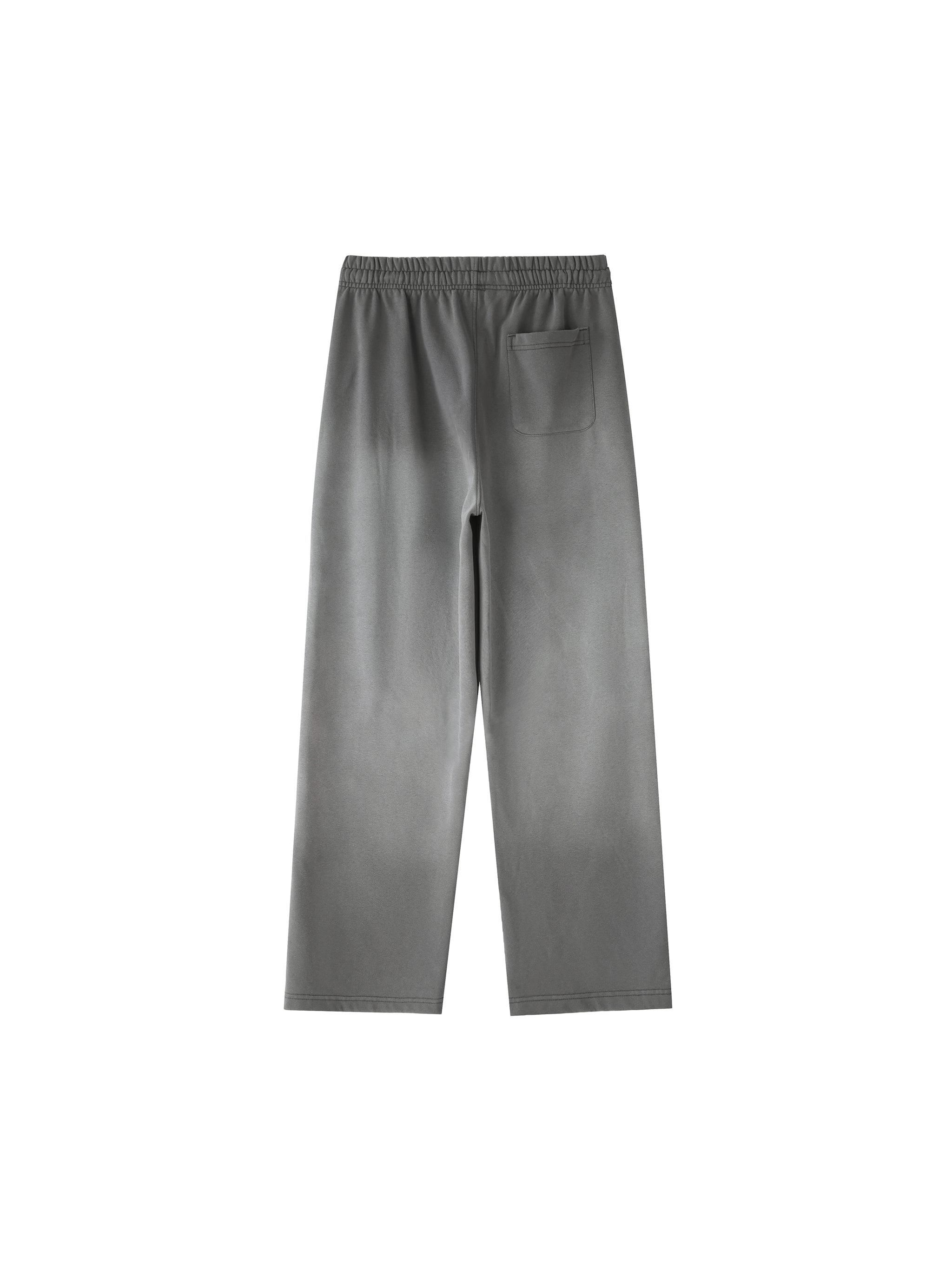 Vintage Washed Gradient Straight-Leg Sweatpants